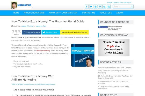 Site using Simple Pull Quote plugin