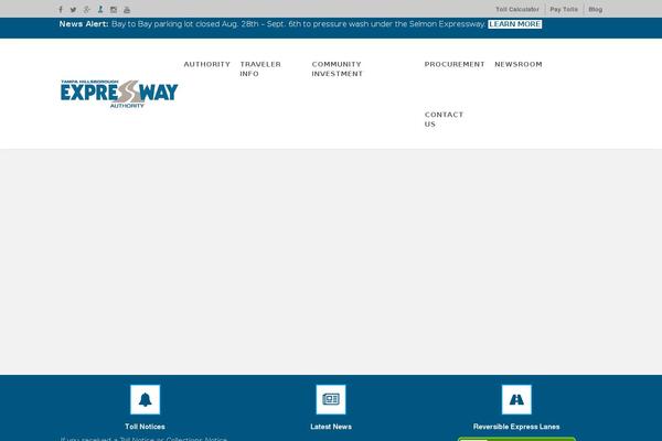 Vanguard theme site design template sample