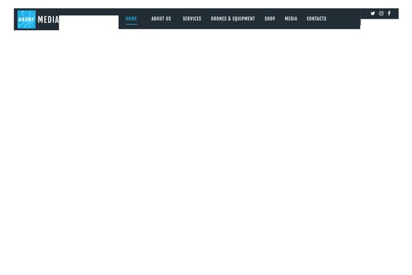 Drone-media theme site design template sample