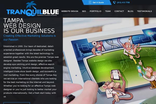 Site using Flatfolio plugin