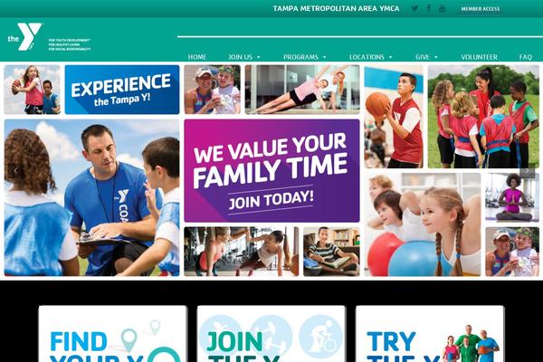 Ymca theme site design template sample