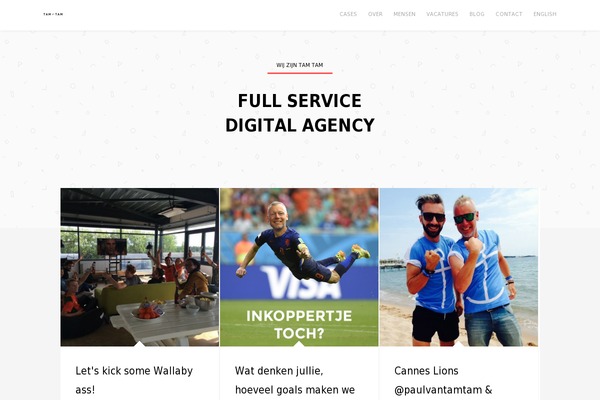 tamtam.nl site used Dept