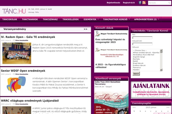 WordPress website example screenshot