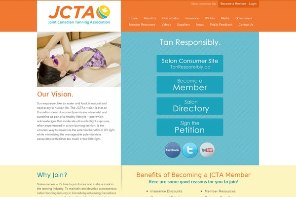 Site using JQuery Vertical Mega Menu Widget plugin