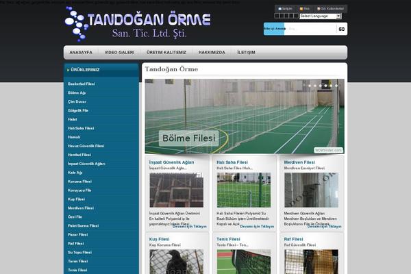 Dustrial theme site design template sample