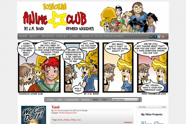 ComicPress theme site design template sample