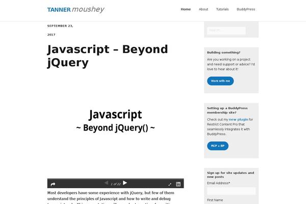 Site using WP Contributions plugin