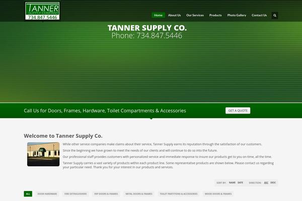 tannersupply.com site used Porto Child
