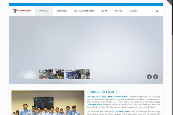 WordPress website example screenshot