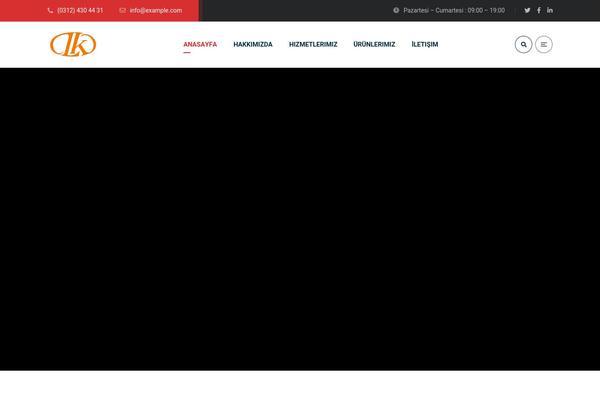 Bizix theme site design template sample