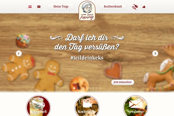 tantefanny.at site used Template-relaunch