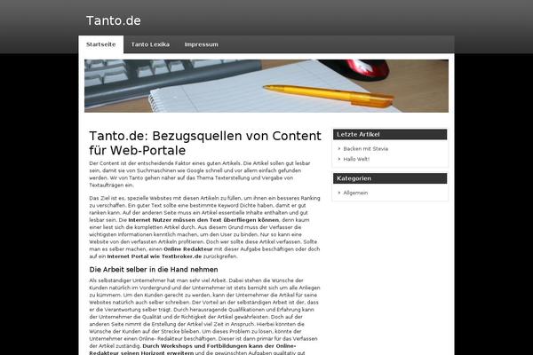 GridWP theme site design template sample