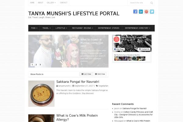 tanyamunshi.com site used ColorMag
