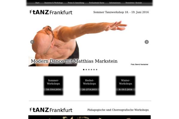 Dance-studio theme site design template sample