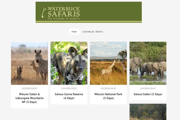 Site using Travel-agency-companion plugin