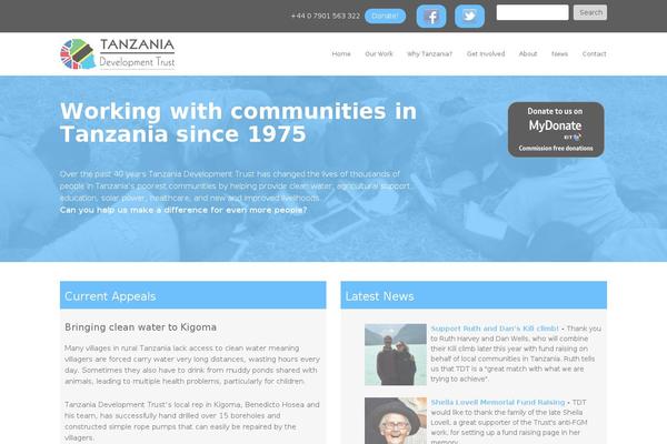 tanzdevtrust.org site used Tdt