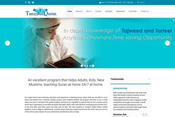 Taqwa theme site design template sample
