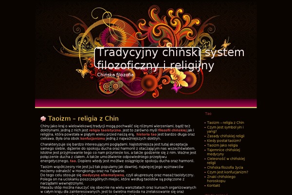 Nexus Child theme site design template sample