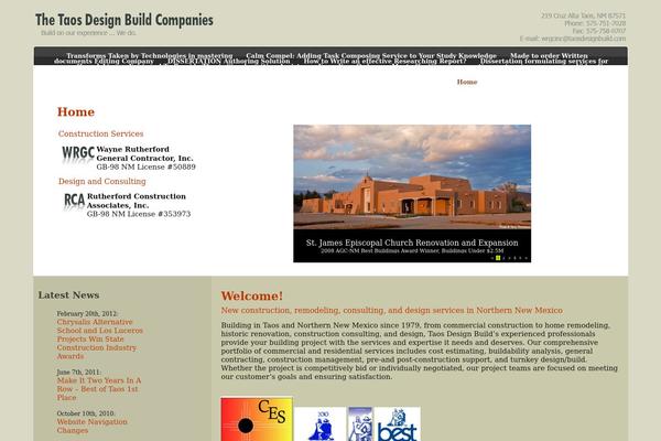 taosdesignbuild.com site used Misty