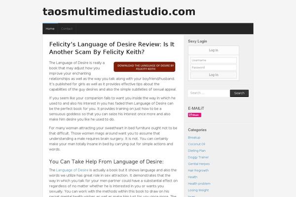 Morphic theme site design template sample