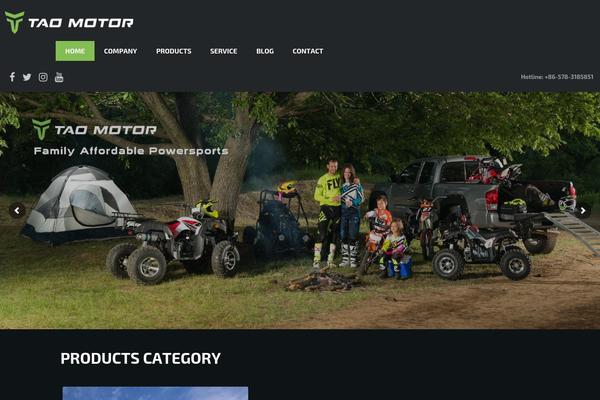 Motors-child theme site design template sample