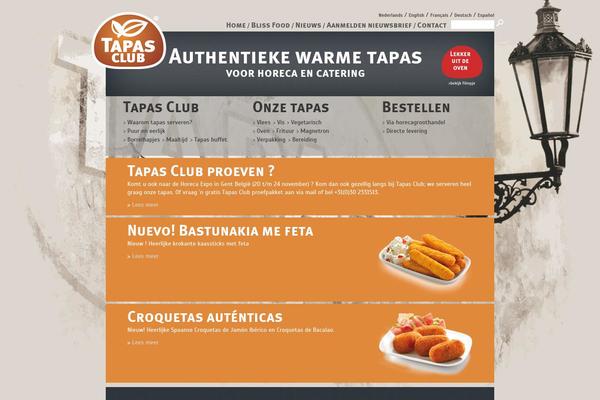 tapas theme websites examples