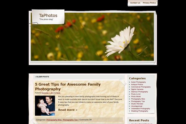Adventure Journal theme site design template sample