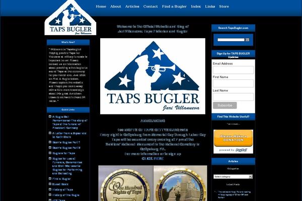Mission News theme site design template sample