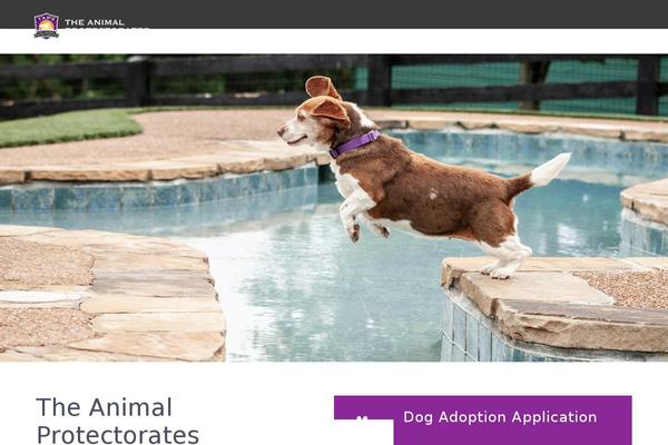 Site using Petfinder Listings plugin