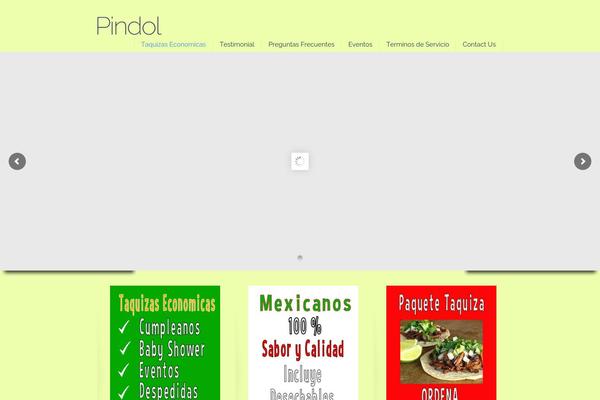 Pindol theme site design template sample