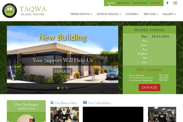 taqwa theme websites examples