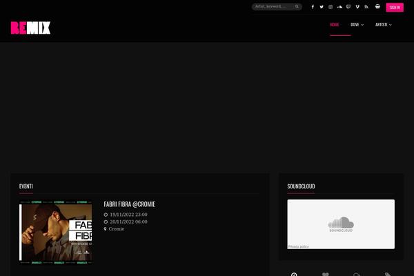 Site using Remixplus plugin
