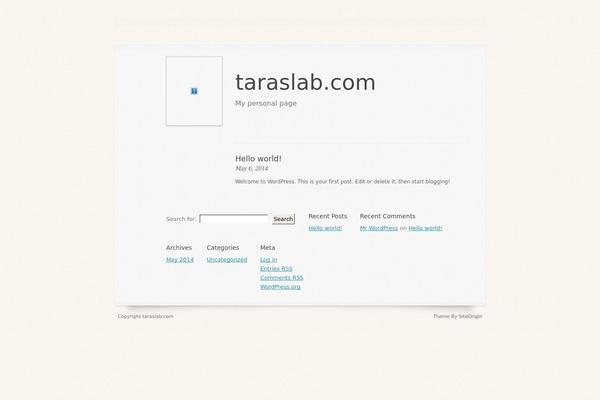 taraslab.com site used Vcard