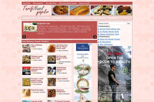 tarifiye theme websites examples