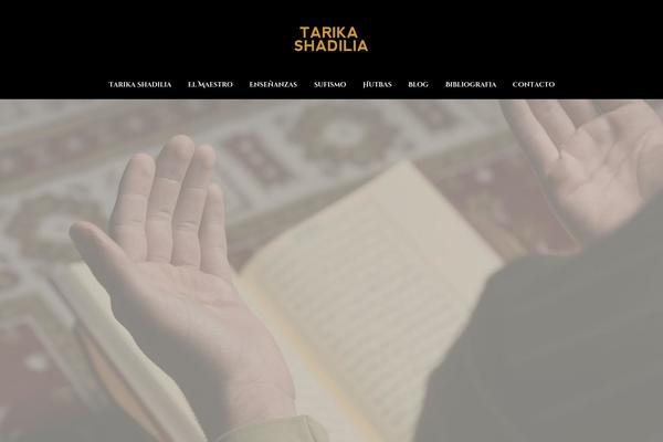 Shaha-child theme site design template sample