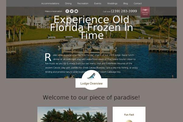 tarponlodge.com site used Cabbage-key