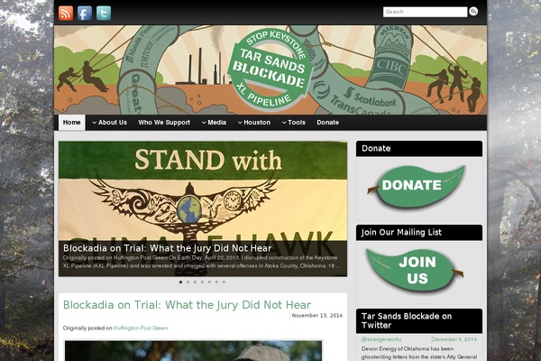 Site using Kebo Twitter Feed plugin