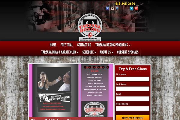 tarzanaboxing.com site used Dynamik Gen
