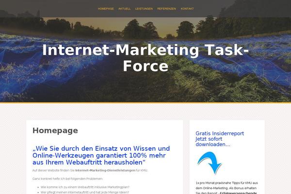Alizee-pro theme site design template sample