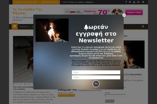SuperMag theme site design template sample