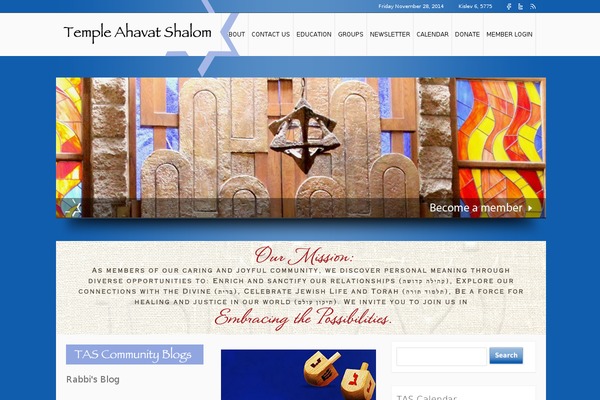 Salient theme site design template sample