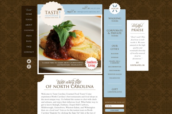 tastecarolina.com site used Taste-carolina-2013
