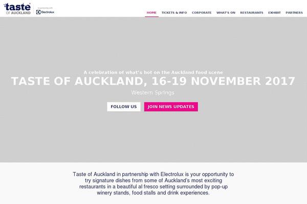 Taste theme site design template sample