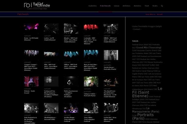 Site using Custom Field List Widget plugin