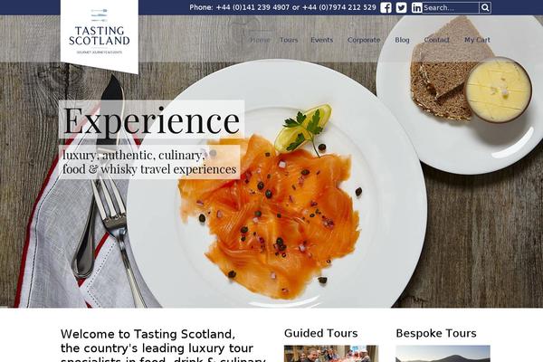 Nosh theme site design template sample