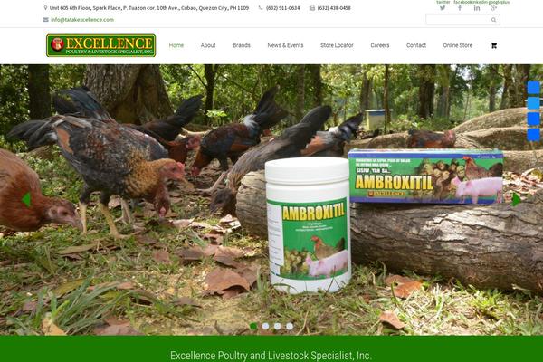 Scalia theme site design template sample