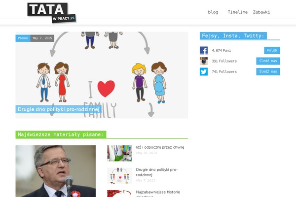 tatawpracy.pl site used Blogosphere