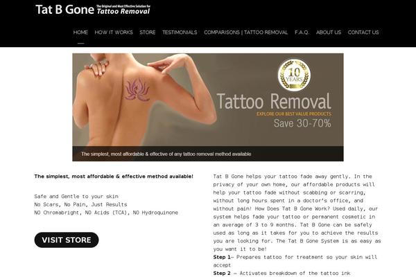 tatbgone.com site used Themify-landing