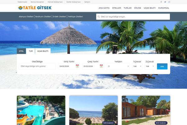 BookYourTravel theme site design template sample