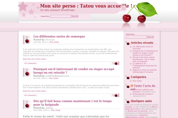 Personalblogily theme site design template sample